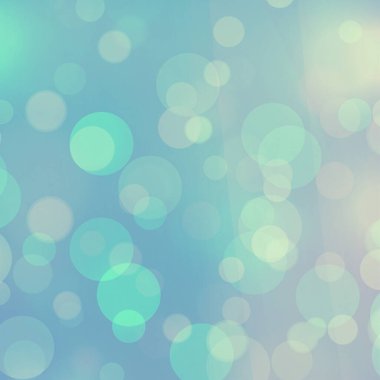 Banner, Poster, kutlama, olay ve çeşitli tasarım çalışmaları için mavi bokeh kare arkaplan