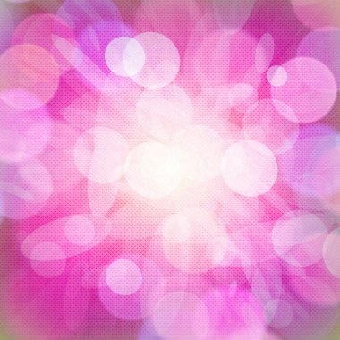 Posterler, reklamlar, afişler, sosyal medya, etkinlikler ve çeşitli tasarım çalışmaları için pembe bokeh kare arkaplan