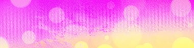 Banner, Poster, kutlama, olay ve çeşitli tasarım çalışmaları için Pembe Bokeh Panorama arka planı