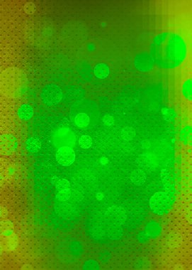 Sancak, poster, reklam, kutlamalar ve çeşitli tasarım çalışmaları için yeşil bokeh dikey arkaplan