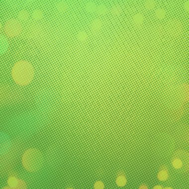 Sosyal medya, reklam, afiş, poster, şablon ve çeşitli tasarım çalışmaları için yeşil kare bokeh arkaplan