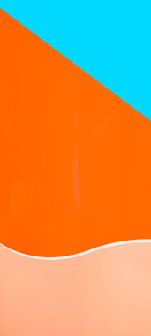 Pankart, poster, sosyal medya, hikaye, olaylar ve çeşitli tasarım çalışmaları için turuncu dikey arkaplan