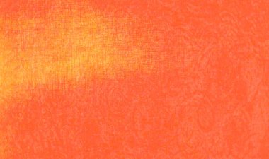 Metin veya resimler için kopyalama alanı olan çeşitli tasarım işleri için turuncu arkaplan basit boş arkaplan