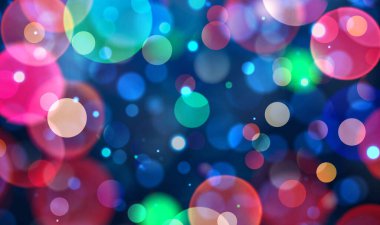 Pankart, poster, tatil, kutlama, selamlama ve çeşitli tasarım çalışmaları için Bokeh arkaplanı