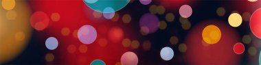 Bokeh background for Banner, Poster, Holidays, Ad, Event Celebrations and various design works clipart