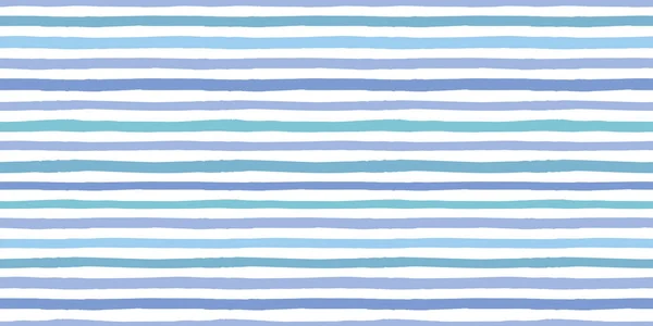 Fondo Borde Franja Azul Náutico Banner Repetición Sin Costura Vectorial — Vector de stock