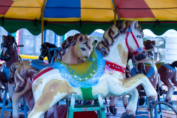 巴西农村游乐园里的旋转木马 — 图库照片