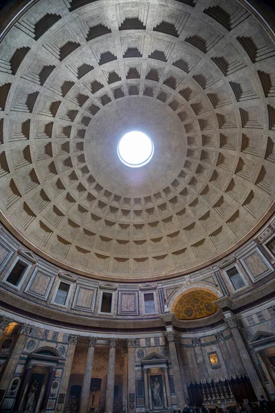 Rzym Włochy Marzec 2023 Wnętrze Panteonu Rzym Włochy Starożytny Rzymski — Zdjęcie stockowe