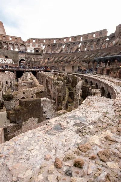 Roma Talya Mart 2023 Roma Talya Roma Kolezyumu Içinde Yürüyen — Stok fotoğraf