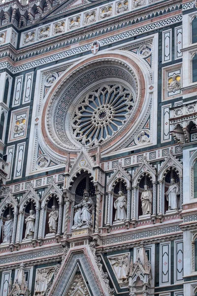 Detail Main Facade Basilica Santa Maria Del Fiore Basilica Saint — Stock Photo, Image