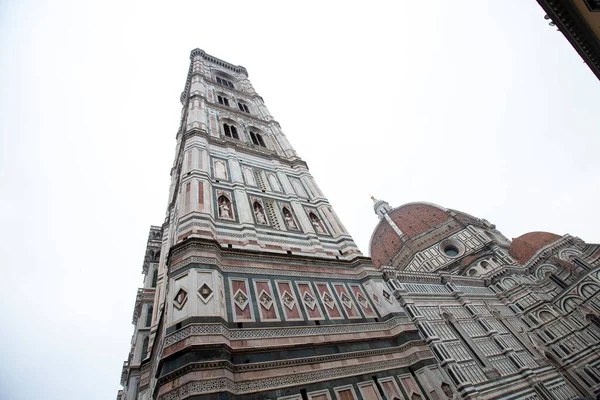 Fasada Bazyliki Santa Maria Del Fiore Florencji Włochy — Zdjęcie stockowe