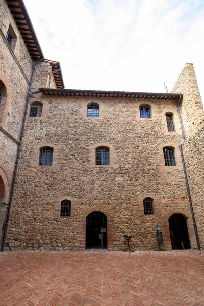 이탈리아 March 2023 View Castello Banfi 이탈리아 토스카나 지역에서 손꼽히는 — 스톡 사진