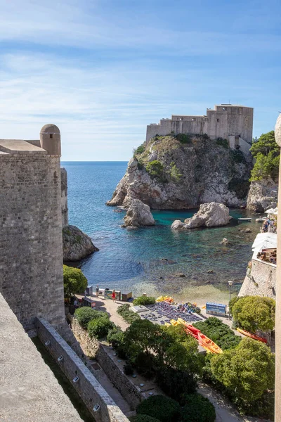 Dubrovnik Croatia Oct 2022 Pile Bay Dubrovnik Old Town Fortress — Stock Photo, Image