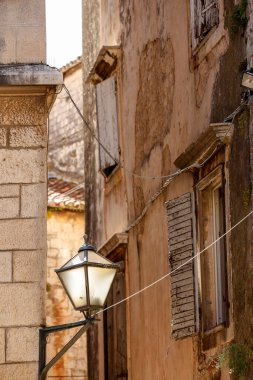 Seyahat, Hırvatistan 'ın güzel Trugir kasabası, mimarinin parçaları