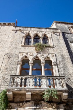 Seyahat, Hırvatistan 'ın güzel Trugir kasabası, mimarinin parçaları