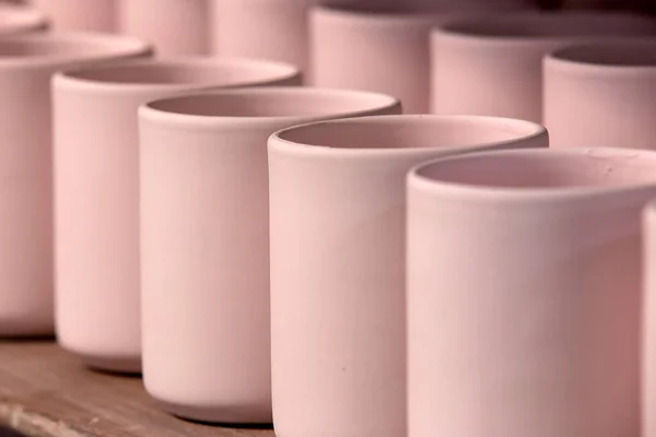Keramikkfabrikk Byen Pedreira Brasil Nære Foto Keramikken Som Ble Produsert – stockfoto