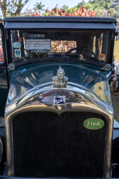 Aguas Lindoia Brazylia Czerwiec 2023 Outdoor Vintage Car Show Zbliżenie — Zdjęcie stockowe
