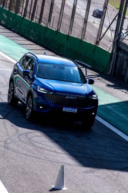 Sao Paulo, Brezilya - Temmuz - 2023 - Interlagos otodrom üzerinde test sürüşü