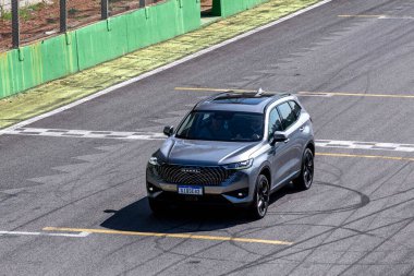 Sao Paulo, Brezilya - Temmuz - 2023 - Interlagos otodrom üzerinde test sürüşü