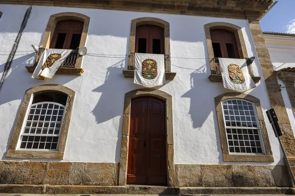 colonial architecture in the historic Sao Joao del Rei, city of the gold cycle in the colonial period on Minas Gerais state, Brazil