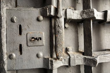 Ouro Preto, Minas Gerais, Brezilya - 14 Haziran 2023 - UNESCO Dünya Mirası Şehri Ouro Preto, Minas Gerais, Brezilya 'daki Tiradentes Meydanı' ndaki Inconfidence Museum veya Hain Müzesinin Detayları