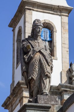 Matosinhos 'u İsa' nın Sığınağı. Amos, Brezilya Heykeltraşı Aleijadinho 'nun Elçisi. UNESCO Dünya Mirası Alanı. Kongonhalar Campo, Minas Gerais, Brezilya