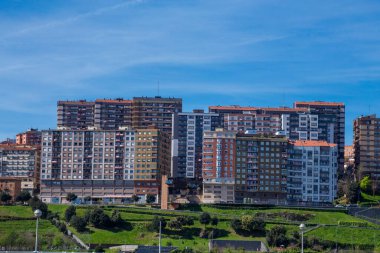 Portekiz şehir merkezi, Nervion nehrinin kıyısı, İspanya