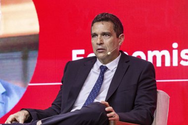 Sao Paulo, Brezilya - Kasım 07, 2023 - Roberto de Oliveira Campos Neto Brezilyalı ekonomist, Banco Santander 'in eski yöneticisi ve Brezilya Merkez Bankası' nın şimdiki başkanıdır..