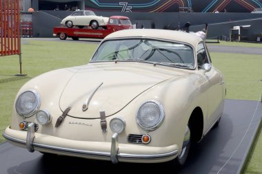 Sao Paulo, Brezilya. 18nov, 23. Porsche 356, Alman markası Porsche tarafından 1948 ve 1965 yılları arasında üretilen spor otomobildir. Ön görünüm