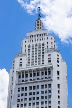 Eski Sao Paulo Merkezi, Brezilya. Altino Arantes Binası Banespa ya da Santander olarak da bilinir. 