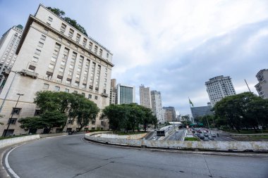 Brezilya, Sao Paulo şehir merkezindeki Anhangabau Vadisi 'ndeki belediye binası.