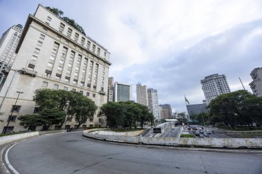 Brezilya, Sao Paulo şehir merkezindeki Anhangabau Vadisi 'ndeki belediye binası.