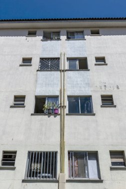 Brezilya 'nın Sao Paulo kentindeki popüler bir konut kompleksinin manzarası