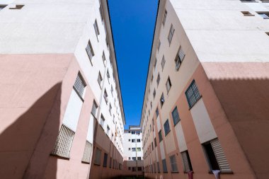 Brezilya 'nın Sao Paulo kentindeki popüler bir konut kompleksinin manzarası