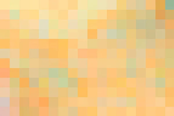 Világos Pasztell Négyzet Mozaik Narancs Zöld Árnyalatú — Stock Fotó