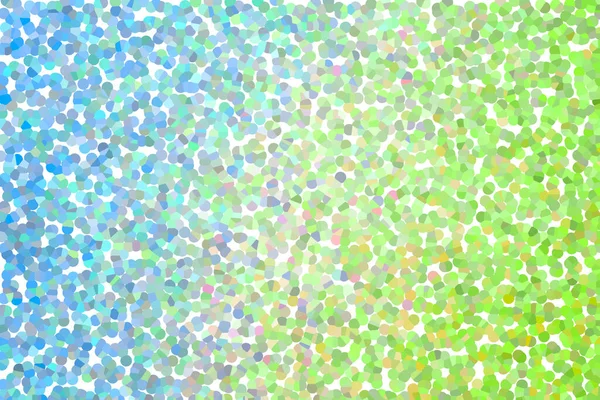 Разделенные Синие Зеленые Половинки Пуантилизма — стоковое фото