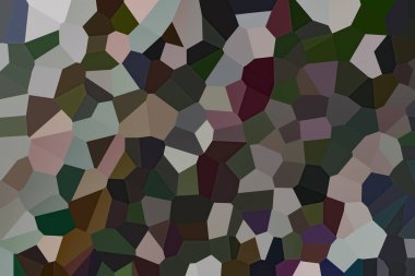 Koyu doymuş çokgen mozaik desen