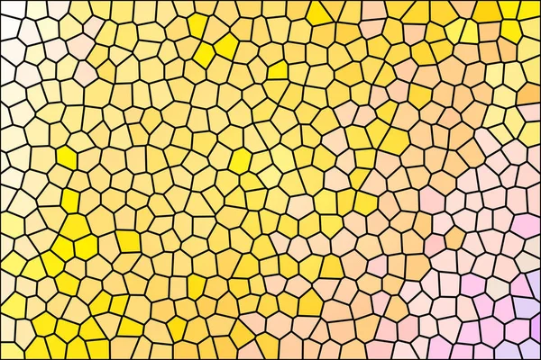 Şeffaf parlak sarı renkli cam pencere