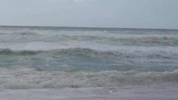 Фелия Магоито Синтра Португалия Март 2023 Года Вид Океан Скалы — стоковое видео