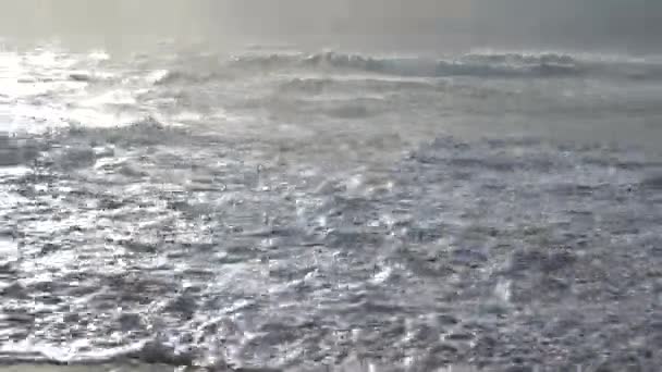 Praia Magoito Sintra Portugal Mars 2023 Utsikt Över Havet Klippor — Stockvideo