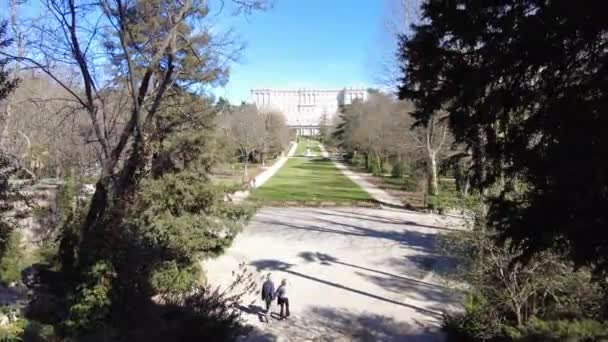 Spanya Madrid Mart 2023 Jean Pierre Dalera Kraliyet Sarayı Önündeki — Stok video