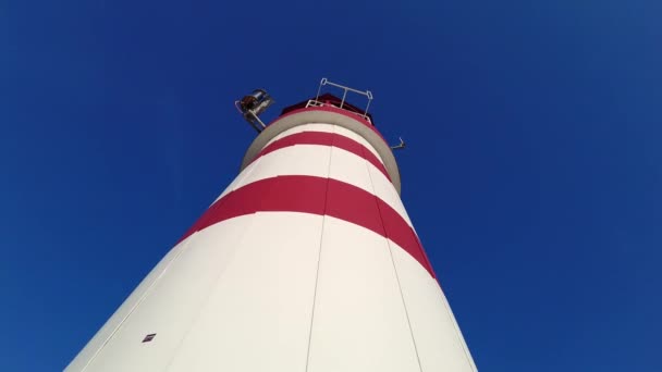 Neusiedl Podersdorf See Burgenland Austria March 2023 View Lighthouse Wooden — Stock videók