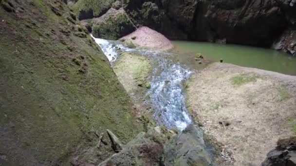 Distretto Blansko Repubblica Ceca Febbraio 2023 Grotte Punkva Grotte Carso — Video Stock