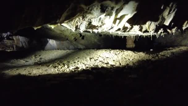 Distretto Blansko Repubblica Ceca Febbraio 2023 Grotte Punkva Grotte Carso — Video Stock