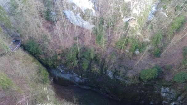 Blansko District República Checa Febrero 2023 Punkva Caves Cuevas Karst — Vídeos de Stock