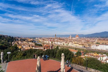 Florence, İtalya - 5 Kasım 2024: Floransa şehir manzarası 