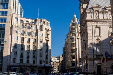 Bükreş, Romanya - 18 Ocak 2025: Romanya 'daki Amerikan Ticaret Odasına Bakış 