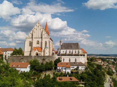 Znojmo, Czech Republic - August 10, 2025: Cityscape. Urban architecture. Street view.