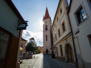 Znojmo, Czech Republic - August 10, 2025: Cityscape. Urban architecture. Street view.