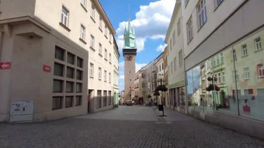 Znojmo, Czech Republic - August 10, 2025: Cityscape. Urban architecture. Street view